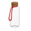 Trinkflasche "Natural", 1,0 l, inkl. Strap transparent | ohne Werbeanbringung | Nicht verfügbar | Nicht verfügbar