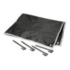 Outdoor Decke "Relax" schwarz/grau