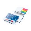 Haftnotiz-Set Amsterdam A Bookcover mit Mini-Kugelschreiber Bunt | Nicht verfügbar | Nicht verfügbar | ohne Werbeanbringung | Haftnotiz Weiß