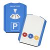 Parkscheibe "Euro" mit Chips blau | ohne Werbeanbringung | Nicht verfügbar | Nicht verfügbar