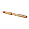 Nash Kugelschreiber aus Bambus Standard | natur-rot | ohne Werbeanbringung | Nicht verfügbar | Nicht verfügbar