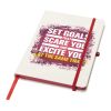 Spectrum A5 Hardcover Notizbuch mit farbigem Schnitt rot