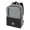 Reclaim 15" GRS recycelter Laptop Rucksack 14 L Standard | schwarz-heather grau | ohne Werbeanbringung | Nicht verfügbar | Nicht verfügbar | Nicht verfügbar