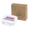 Baekdu kabelgebundenes Headset Typ-C mit Aufbewahrungsbox aus recyceltem Kunststoff weiss