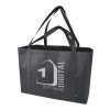 Jumbo Extra große Tragetasche aus recyceltem GRS Non Woven 65 L Standard | schwarz | ohne Werbeanbringung | Nicht verfügbar | Nicht verfügbar | Nicht verfügbar