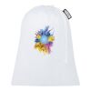 3er-Set recycelter Polyester-Zuziehbeutel Weiß | Sublimation | All-over 2. Tasche | 300 mm x 820 mm