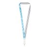 Isla 1-Meter-Lanyard mit Sublimation mit Sicherheitsverschluss weiss-weiss-weiss | Nicht verfügbar | Sublimation | Vorderseite | 1000 mm x 20 mm