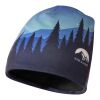 Loki Sublimation-Mütze aus RPET mit Fleece-Schicht schwarz | S (24x19cm) | Sublimation | vollflächig | 540 mm x 265 mm