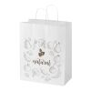 Kraft 80–90 g/m² Papiertasche mit Kordelgriffen – 32 × 17 × 39 cm weiß | ohne Werbeanbringung | Nicht verfügbar | Nicht verfügbar