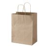 Kraft 80–90 g/m² Papiertasche mit Kordelgriffen – 25 × 15 × 32 cm Kraftpapier | ohne Werbeanbringung | Nicht verfügbar | Nicht verfügbar