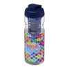 H2O Base® 650 ml Sportflasche mit Klappdeckel und Infusor transparent-blau | ohne Werbeanbringung | Nicht verfügbar | Nicht verfügbar