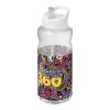 H2O Active® Big Base 1L Sportflasche mit Ausgussdeckel weiß | 1-farbiger Siebdruck | rundum | 255 mm x 75 mm