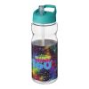 H2O Active® Base Tritan™ 650 ml Sportflasche mit Ausgussdeckel transparent-aquablau | ohne Werbeanbringung | Nicht verfügbar | Nicht verfügbar