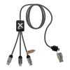 SCX.design C33 60W Typ C Ladekabel mit doppeltem Leuchtlogo  Standard | heather schwarz | ohne Werbeanbringung | Nicht verfügbar | Nicht verfügbar