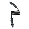 SCX.design C59&nbsp;100 W magnetisches Silikon Ladekabel Standard | schwarz | ohne Werbeanbringung | Nicht verfügbar | Nicht verfügbar