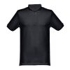 THC MONACO. Herren Poloshirt schwarz