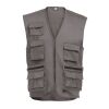 THC PIXEL 3XL. Weste mit verschiedenen Taschen Grau | ohne Werbeanbringung | Nicht verfügbar | Nicht verfügbar | Nicht verfügbar