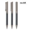 roubill Carbon  Line Black  Drehkugelschreiber silber | ohne Werbeanbringung | Nicht verfügbar | Nicht verfügbar