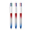 BIC® 4 Colours® Flags Collection mit Lanyard Rot Silber Blau(3)-Rot Silber Grün(2)-Rot | ohne Werbeanbringung | Nicht verfügbar | Nicht verfügbar