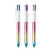 BIC® 4 Colours® Gradient pink-gelb-türkis