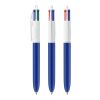 BIC® 4 Colours Kugelschreiber BritePix Digital Weiß-marineblau