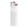 BIC® J26 Feuerzeug weiß | 1-farbiger Siebdruck | Körper-Vorderseite(Rad rechts) | 20.00 mm x 50.00 mm
