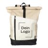 rPET (600D) Rolltop-Rucksack Marlene beige | ohne Werbeanbringung | Nicht verfügbar | Nicht verfügbar