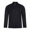 VL AGNI. Kochjacke Unisex (190 g/m²), aus Baumwolle (35 %) und recyceltem Polyester (65 %) Schwarz | ohne Werbeanbringung | Nicht verfügbar | Nicht verfügbar | Nicht verfügbar