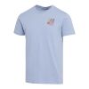 Balfour Kurzärmeliges T-Shirt aus 200 g/m² Bio Baumwolle (OCS), unisex Nebelblau | 4XS