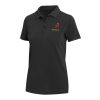 Calgary Poloshirt für Damen im Washed Look, 200 g/m2 Standard | schwarz | S | ohne Werbeanbringung | Nicht verfügbar | Nicht verfügbar | Nicht verfügbar