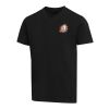 Balfour Kurzärmeliges T-Shirt V-Ausschnitt aus 200 g/m² Bio Baumwolle (OCS), unisex schwarz | S