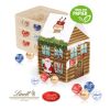 Adventshaus "Edition" mit Lindt Schokolade mit Papier-Inlay bunt | ohne Werbeanbringung
