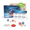 „2 in 1“ Marken-Adventskalender Lindt Lindor Minis mit Jahresplaner, Inlay aus Papier bunt | ohne Werbeanbringung
