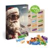 Adventskalender mit Merci Petits, Inlay aus Papier bunt | ohne Werbeanbringung