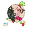 Adventskalender "Centro" mit Fairtrade® Schokolade bunt | ohne Werbeanbringung