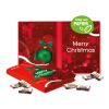 Adventskalender Weihnachtsbuch mit Sarotti Fairtrade® Schokolade, Inlay aus Papier bunt | ohne Werbeanbringung