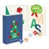 Lindt Adventskalender zum Aufklappen, Inlay aus Papier bunt | ohne Werbeanbringung