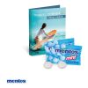 Werbe-Klappkarte mit Wrigley's Kaugummi bunt | ohne Werbeanbringung | Mentos Mint 2er