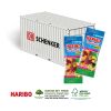 3D Präsent „Container” bunt | ohne Werbeanbringung | Haribo Tropifrutti
