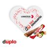 duplo Werbekarte "Herz" bunt | ohne Werbeanbringung