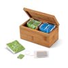 BURDOCK. Teebox aus Bambus mit 2 Fächern und einem Magnetverschluss Natur | ohne Werbeanbringung | Nicht verfügbar | Nicht verfügbar | Nicht verfügbar