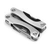 DUNITO. Multifunktionswerkzeug aus Edelstahl und Aluminium Satinsilber