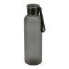 RIO rPET. Trinkflasche (600ml) aus rPET mit matter Oberfläche Schwarz | ohne Werbeanbringung