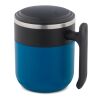 MALDINI. Reisebecher mit Innenwand aus Edelstahl und matter Oberfläche, 400 mL Blau