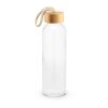 CROSBY. Glasflasche mit Bambusdeckel, 520 ml Natur