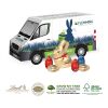3D Präsent Transporter Ostern Mit Schokoladenmischung Von Lindt bunt | ohne Werbeanbringung | Lindt