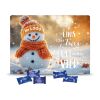 Wand-Adventskalender mit Klett Fairtrade® Schokolade bunt | ohne Werbeanbringung