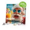 Tisch-Adventskalender Waterdrop®, Inlay aus Papier bunt | ohne Werbeanbringung