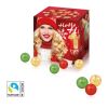 Adventskalender "Cube" mit Fairtrade® Schokolade bunt | ohne Werbeanbringung