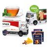 Adventskalender Meßmer „Tee-LKW“ bunt | ohne Werbeanbringung